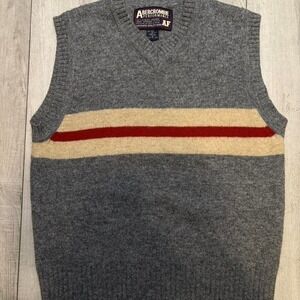 vintage Abercrombie & Fitch men's wool-blend sweater vest size L